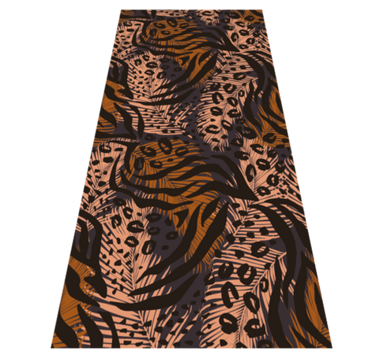 Tapis vinyle chambre design abstrait africain coloré - TenStickers