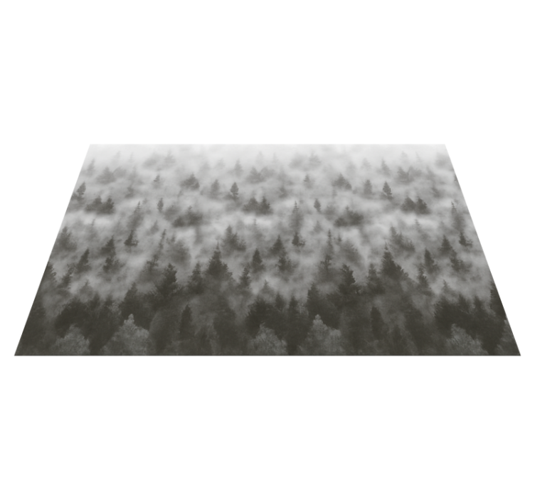 Tapis vinyle chambre montagne mystérieuse en 3d - TenStickers