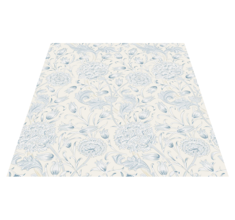Tapis vinyle chambre motif floral pour armoire - TenStickers