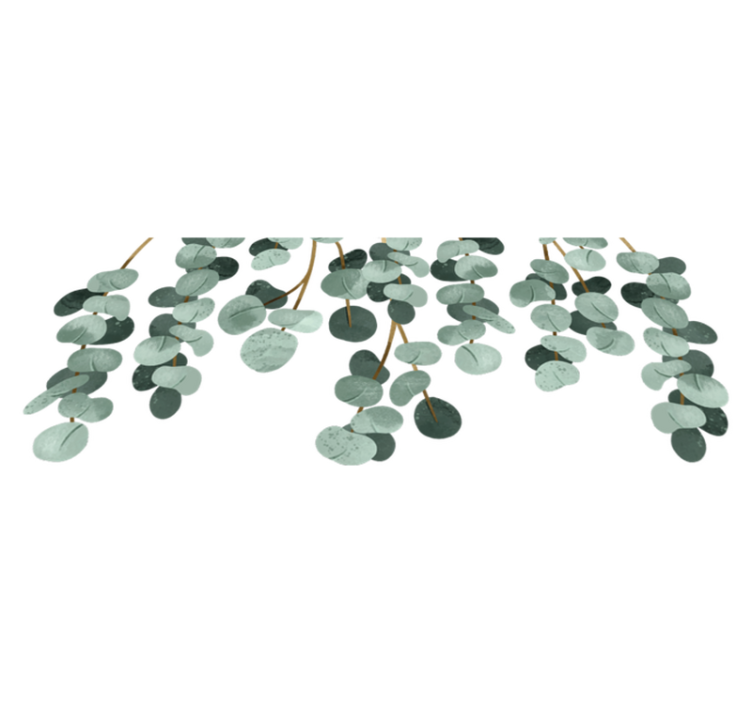 Tapis vinyle chambre plantes suspendues - TenStickers