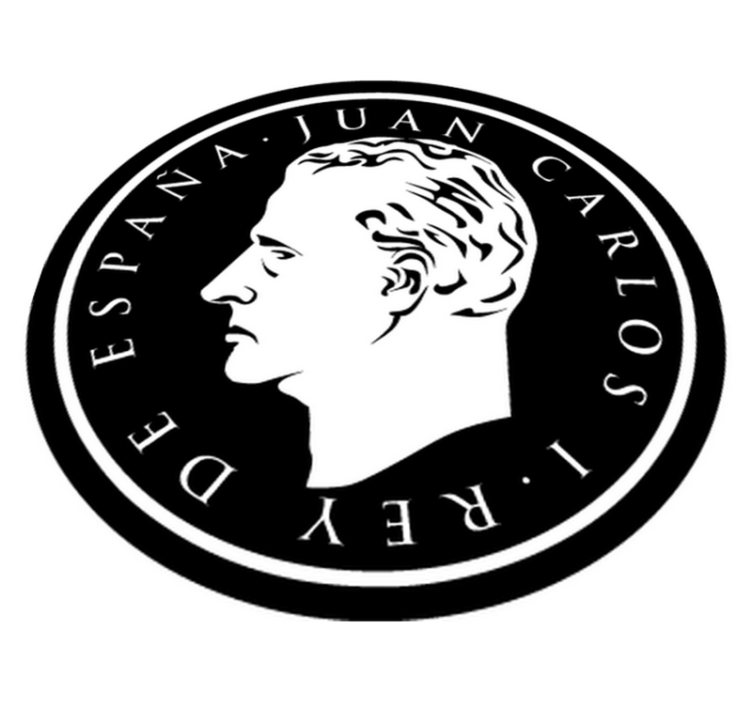 Tapis vinyle chambre effigie roi d'espagne - TenStickers