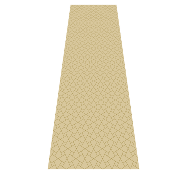 Tapis vinyle bureau gris et beige graphique - TenStickers