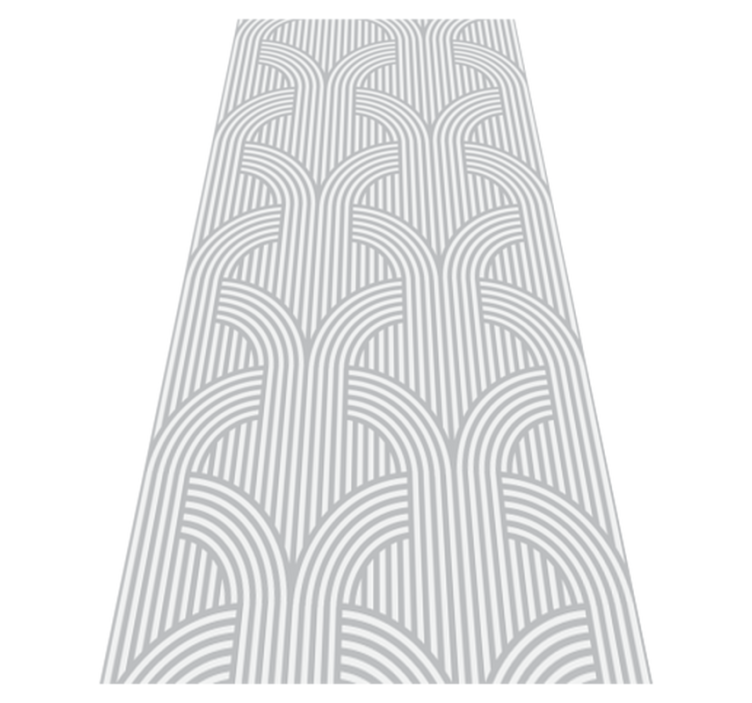 Tapis vinyle chambre gris moderne minimaliste - TenStickers