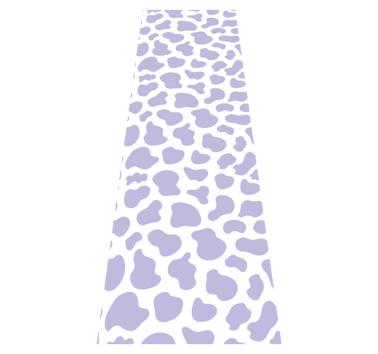 Tapis vinyle chambre imprimé vache violet - TenStickers