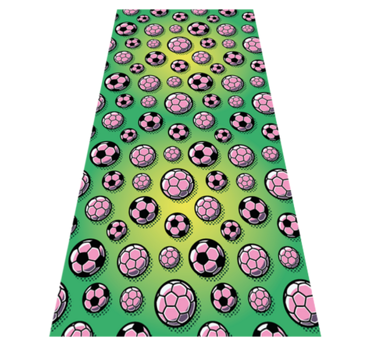 Tapis vinyle chambre fond dégradé terrain de foot - TenStickers