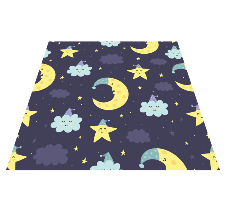 Tapis vinyle pour enfants sommeil céleste - TenStickers