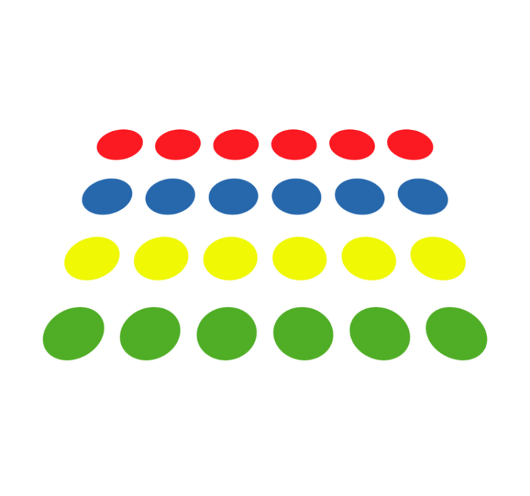 Magnifique tapis vinyle jeu twister - TenStickers