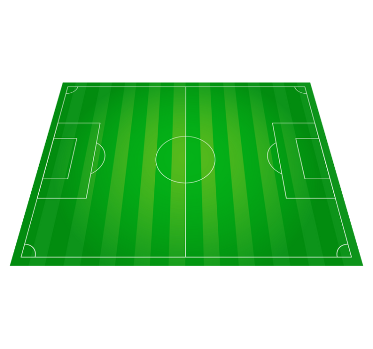 Tapis vinyle terrain de football adolescent - TenStickers