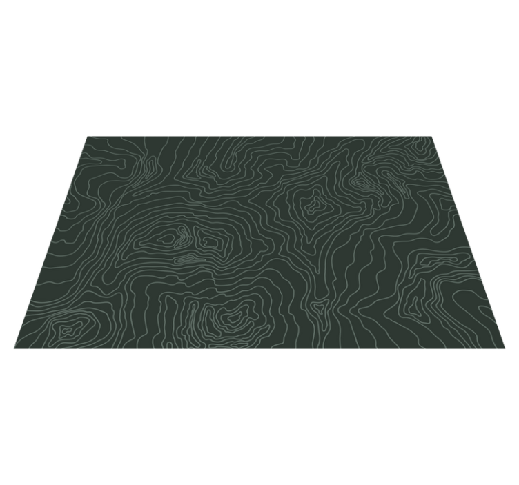 Tapis vinyle texture esthétique des cartes de contour - TenStickers
