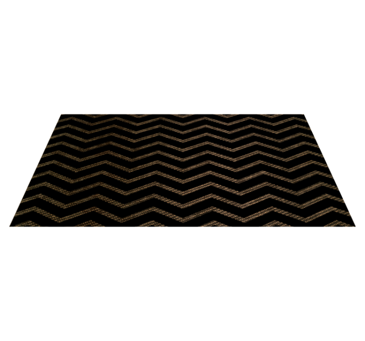 Tapis vinyle rayures motif à chevrons - TenStickers
