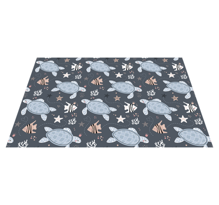 Tapis vinyle autres tapis créatures marines - TenStickers