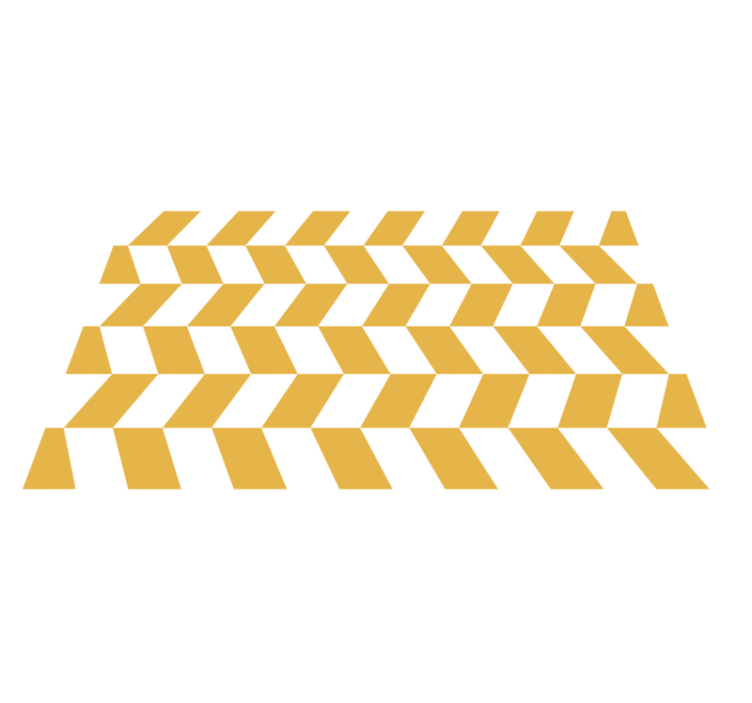 Tapis vinyle rayures chevrons géométriques - TenStickers