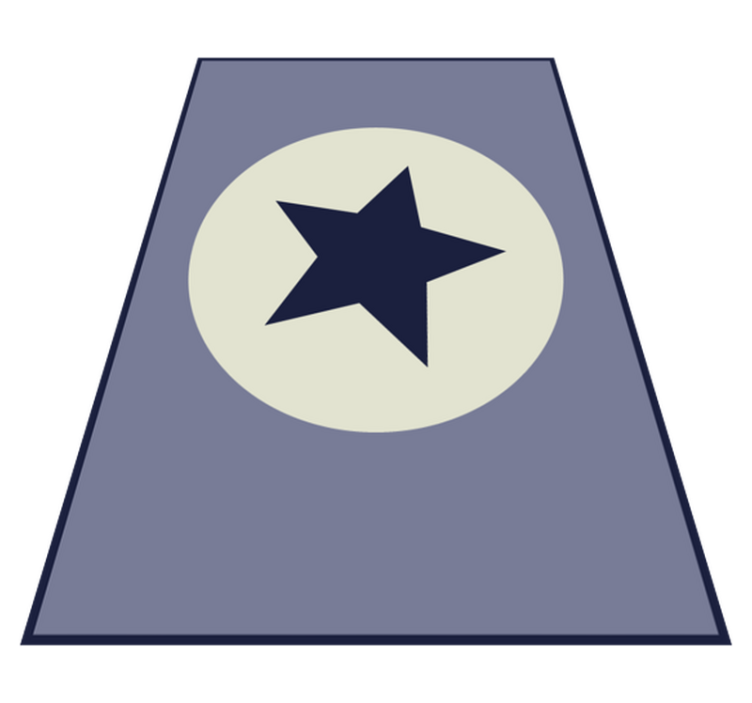 Tapis vinyle étoile centre de table étoilé - TenStickers