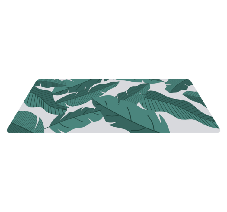 Tapis vinyle plantes conception de feuilles botaniques - TenStickers