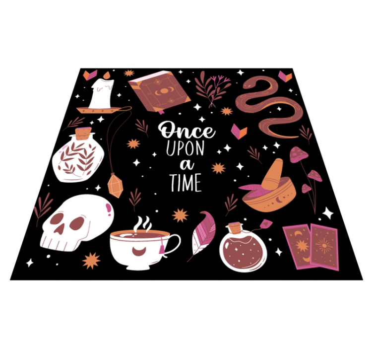 Tapis vinyle autres tapis l'heure du conte de fées - TenStickers