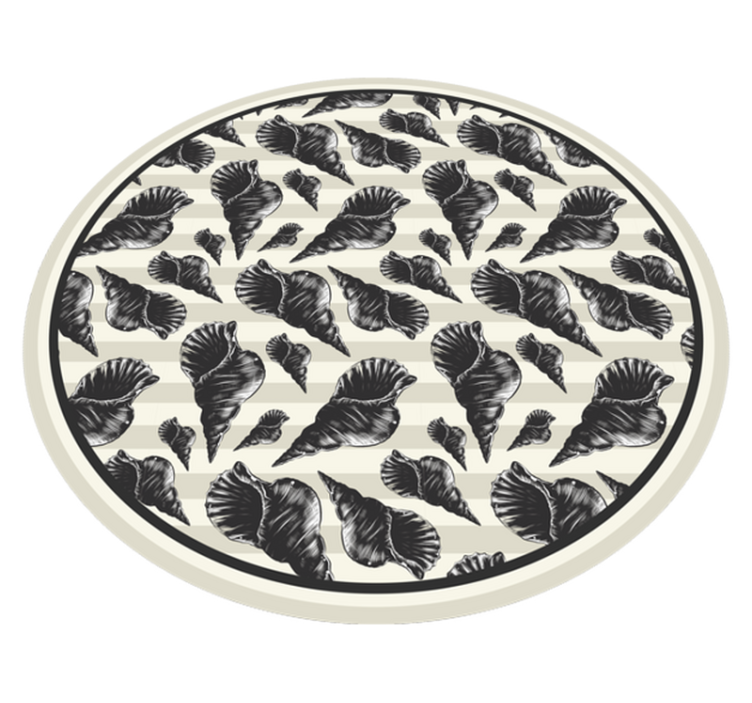 Tapis vinyle plantes motif de feuillage botanique - TenStickers