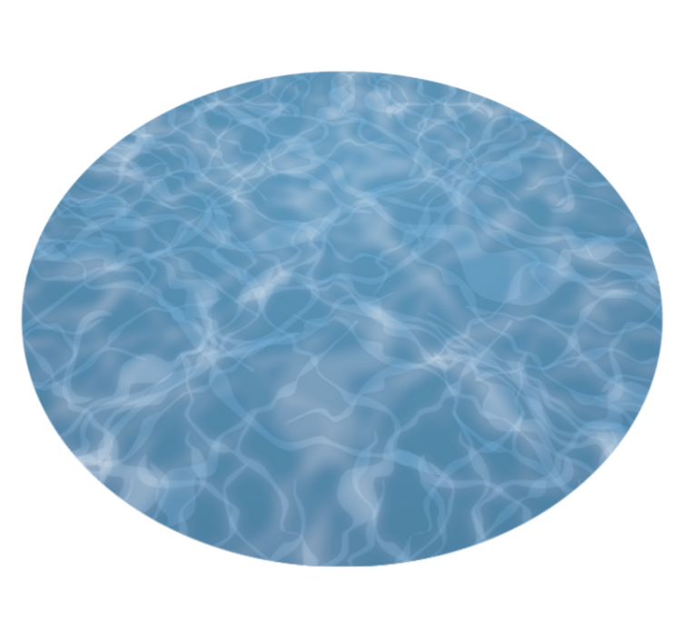 Tapis vinyle marbre illusion de surface aquatique - TenStickers