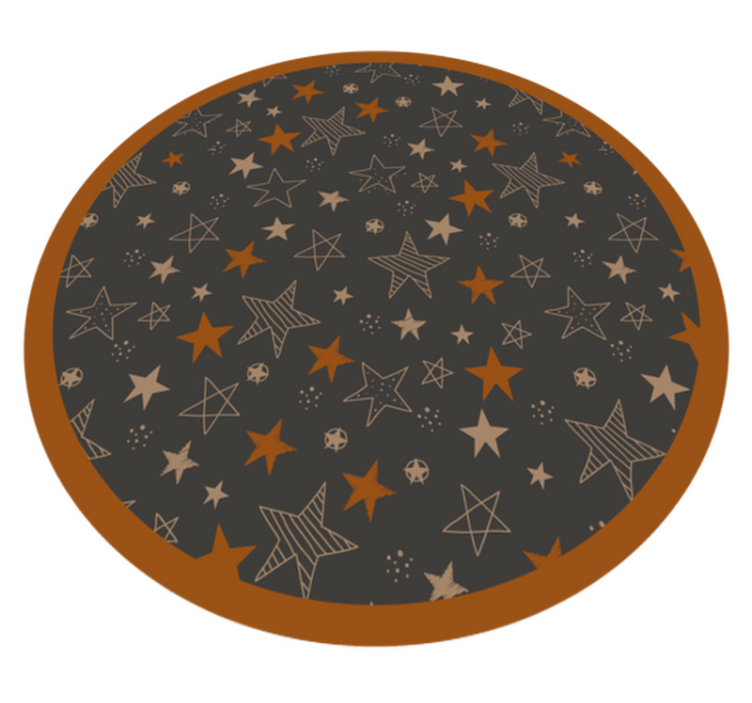 Tapis vinyle étoile motifs célestes - TenStickers