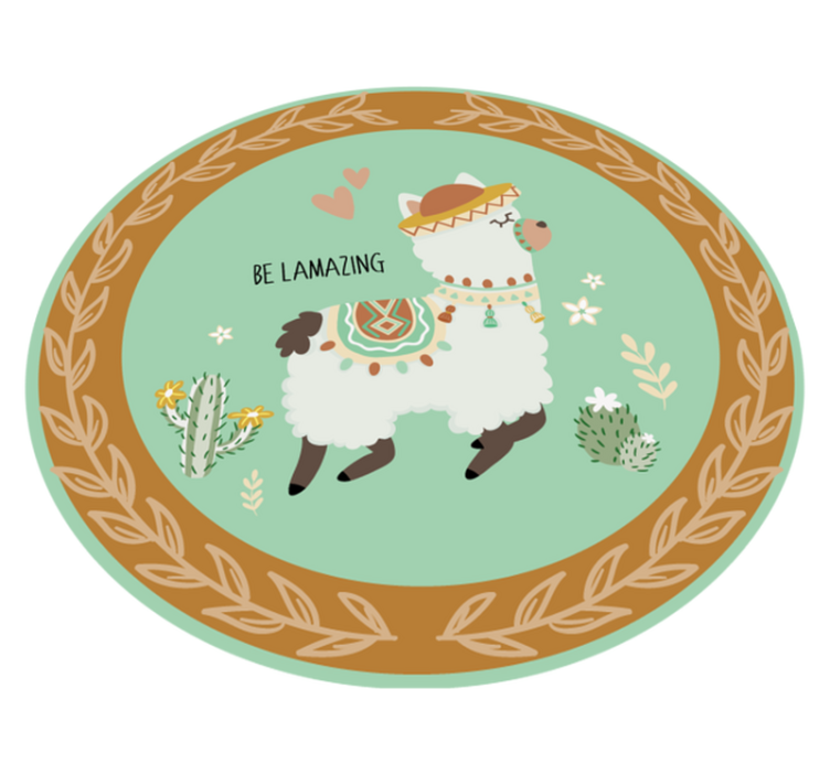 Tapis vinyle animal sois incroyable - TenStickers