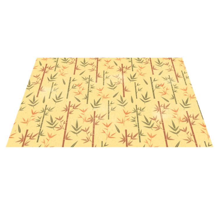 Tapis vinyle plantes bambou botanique - TenStickers