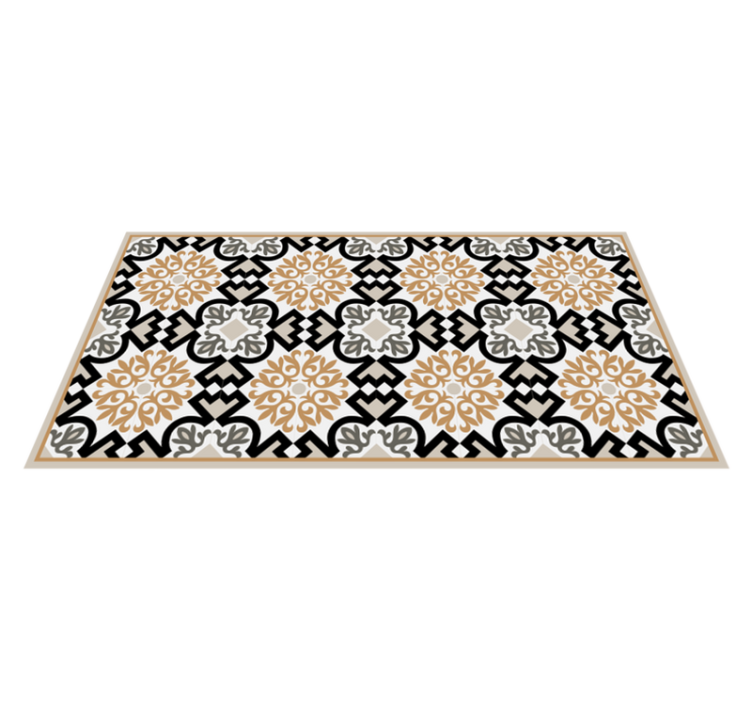 Tapis mosaique vinyle mosaïque complexe - TenStickers