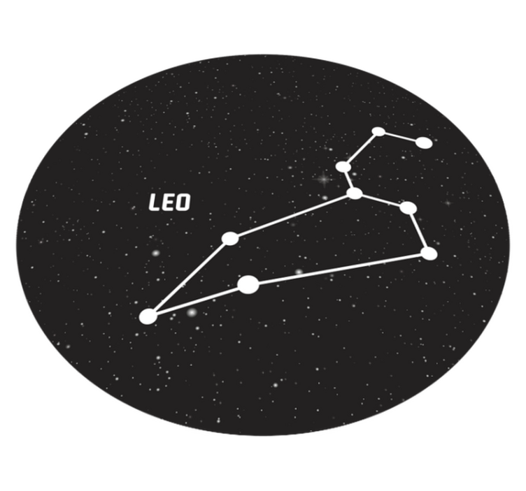 Tapis vinyle étoile astronomie des constellations - TenStickers