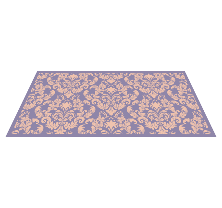 Tapis vinyle texture détail du motif baroque - TenStickers