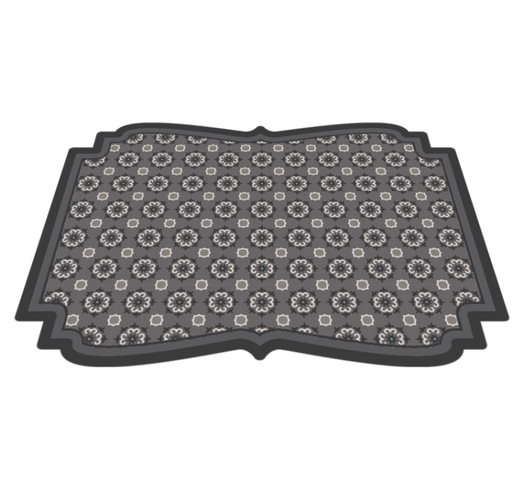 Tapis mosaique vinyle carrelage élégant - TenStickers