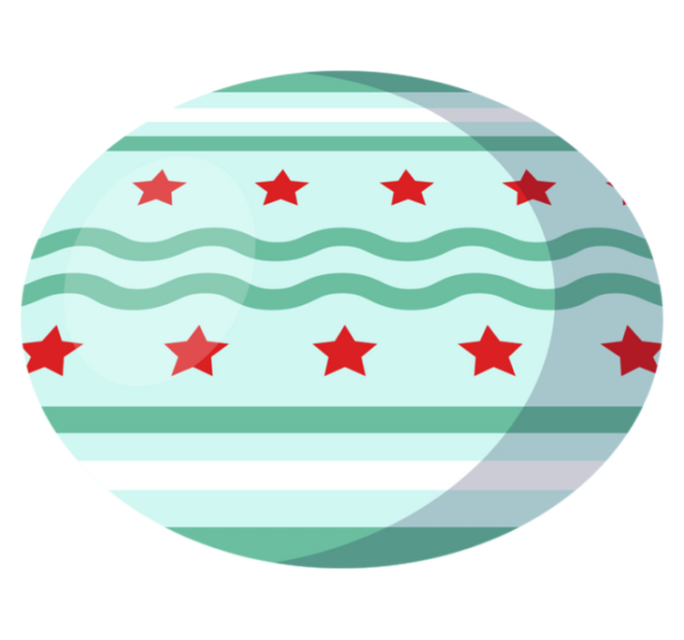 Tapis vinyle étoile motif aquatique - TenStickers