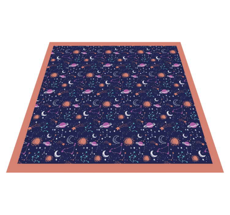 Tapis vinyle autres tapis jeu spatial cosmique - TenStickers