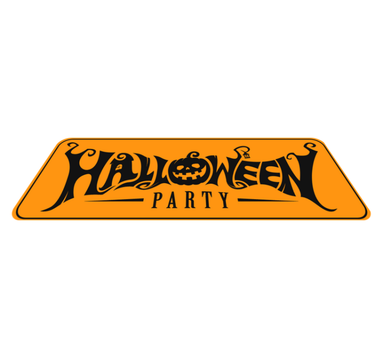Tapis vinyle pour halloween banderole festive d'halloween - TenStickers