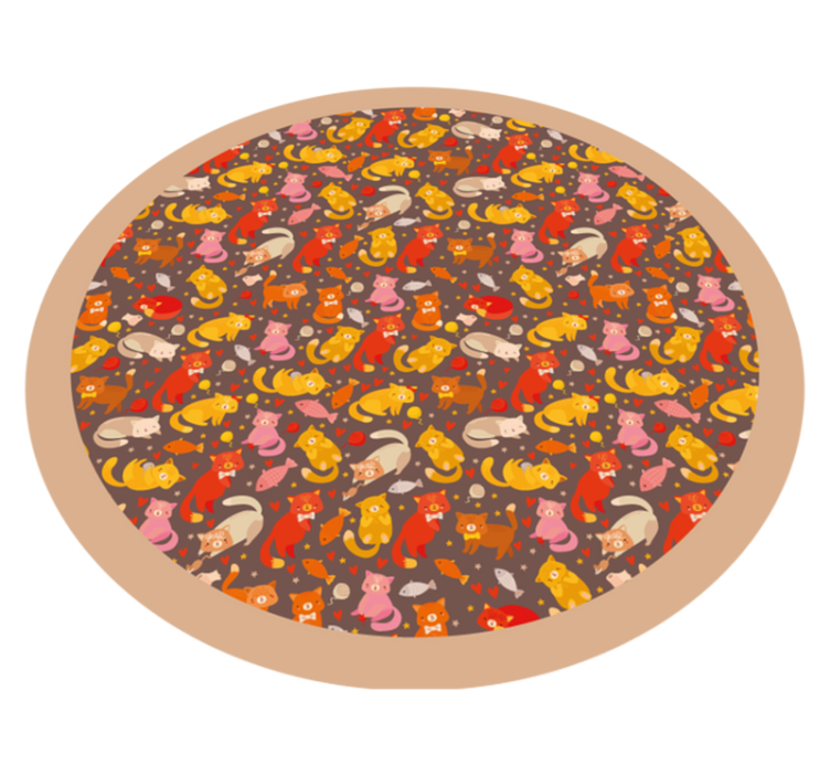 Tapis vinyle autres tapis motif animalier ludique - TenStickers