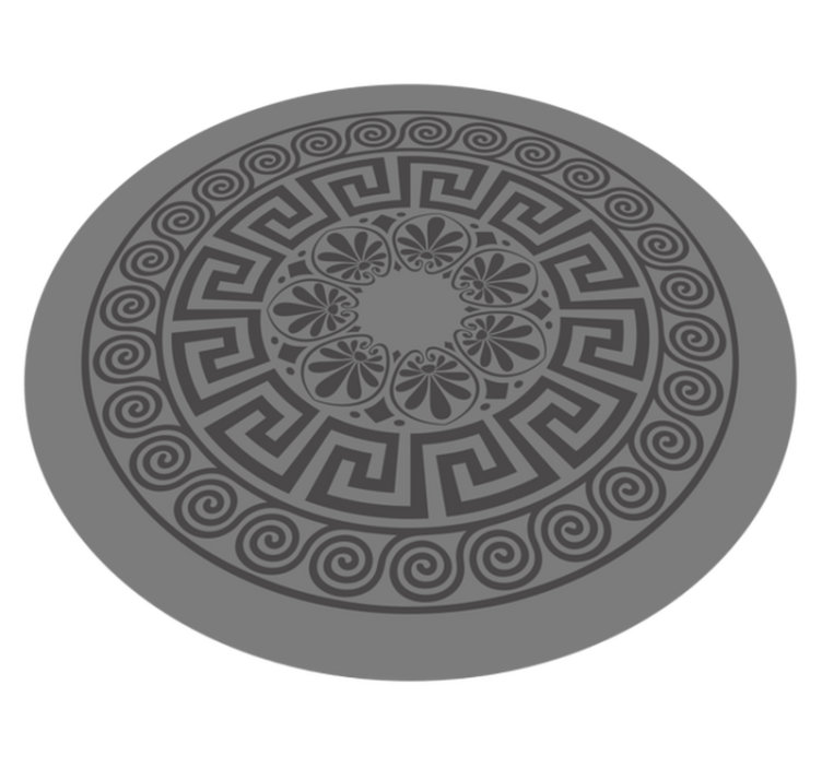 Tapis vinyle mandala motif inspiré du mandala - TenStickers