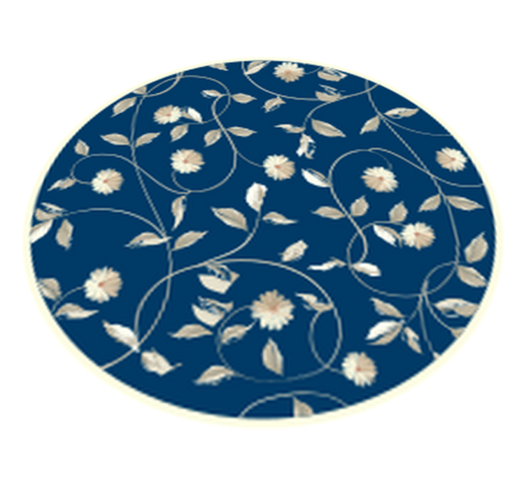 Tapis vinyle plantes motif de floraison botanique - TenStickers
