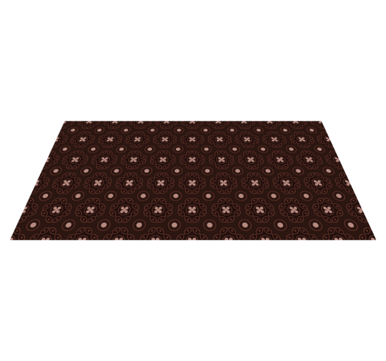 Tapis mosaique vinyle motifs circulaires en mosaïque - TenStickers