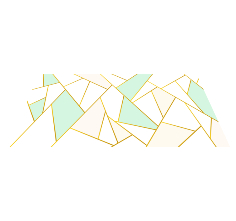 Tapis vinyle géométrique mosaïque pastel angulaire - TenStickers