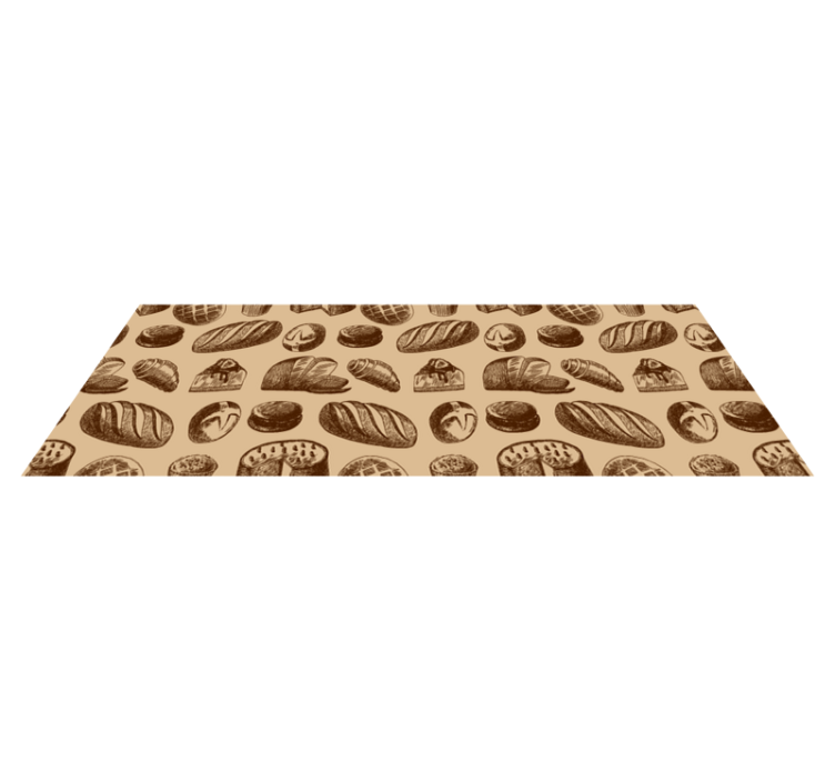 tapis vinyle cuisine Conception de boulangerie - TenStickers