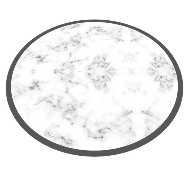 Tapis vinyle marbre circulaire - TenStickers