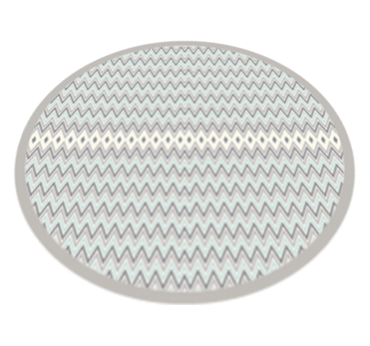 Tapis vinyle rayures détail du motif à chevrons - TenStickers