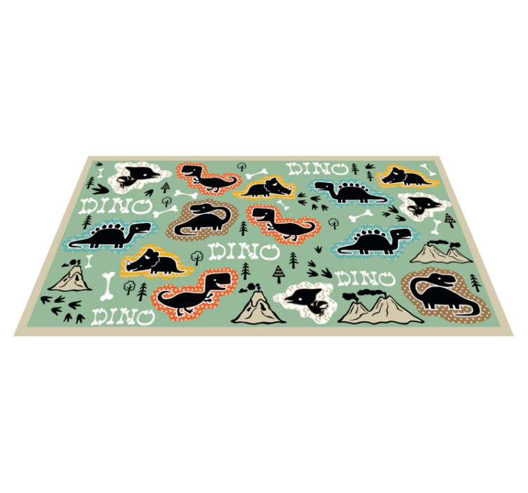 Tapis vinyle autres tapis terrain de jeu des dinosaures - TenStickers