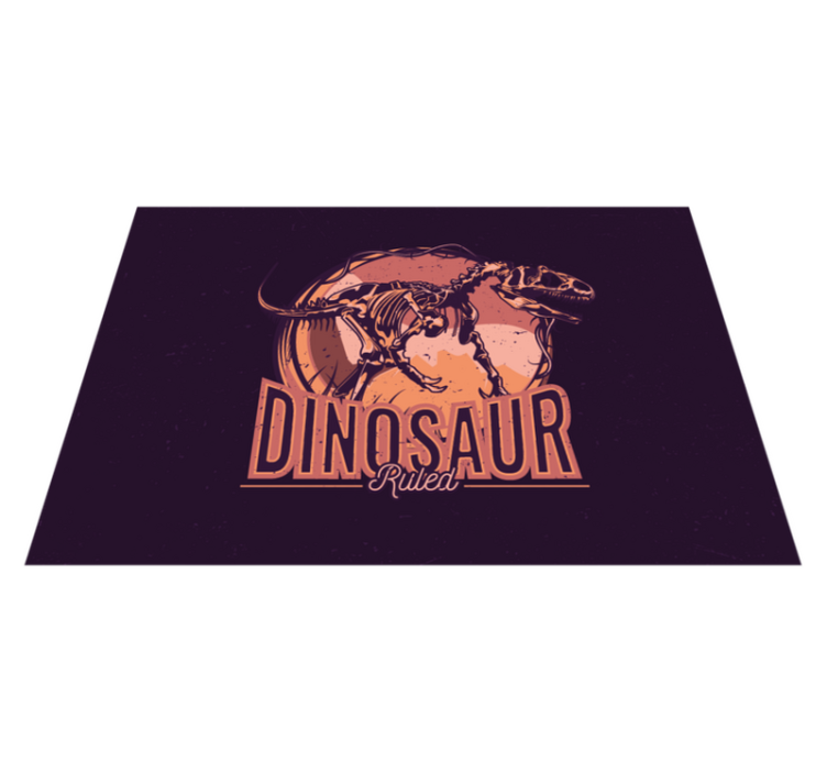 Tapis vinyle animal image graphique de dinosaure - TenStickers