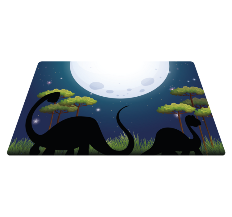 tapis vinyle chambre Dinosaure dans la nature - TenStickers
