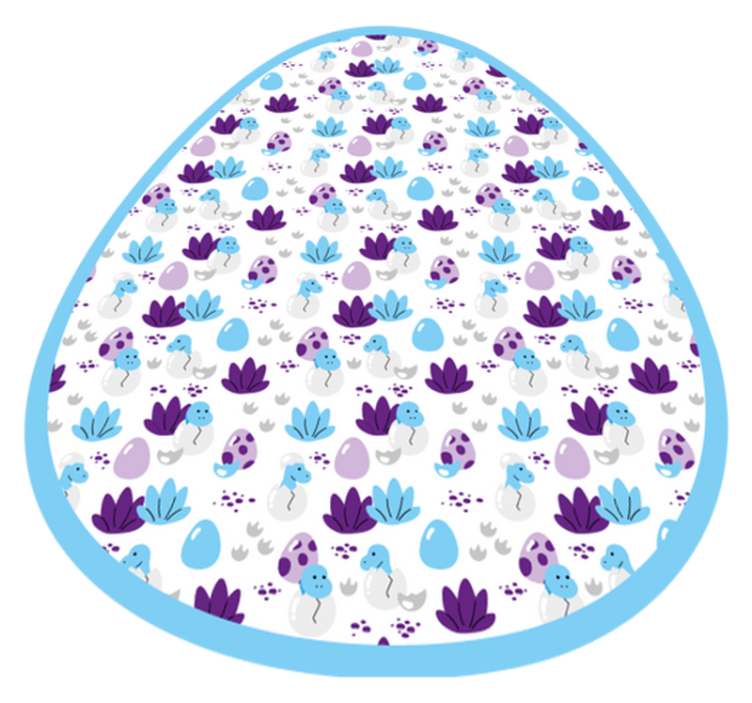 Tapis vinyle pour enfants motif de créature fantaisiste - TenStickers