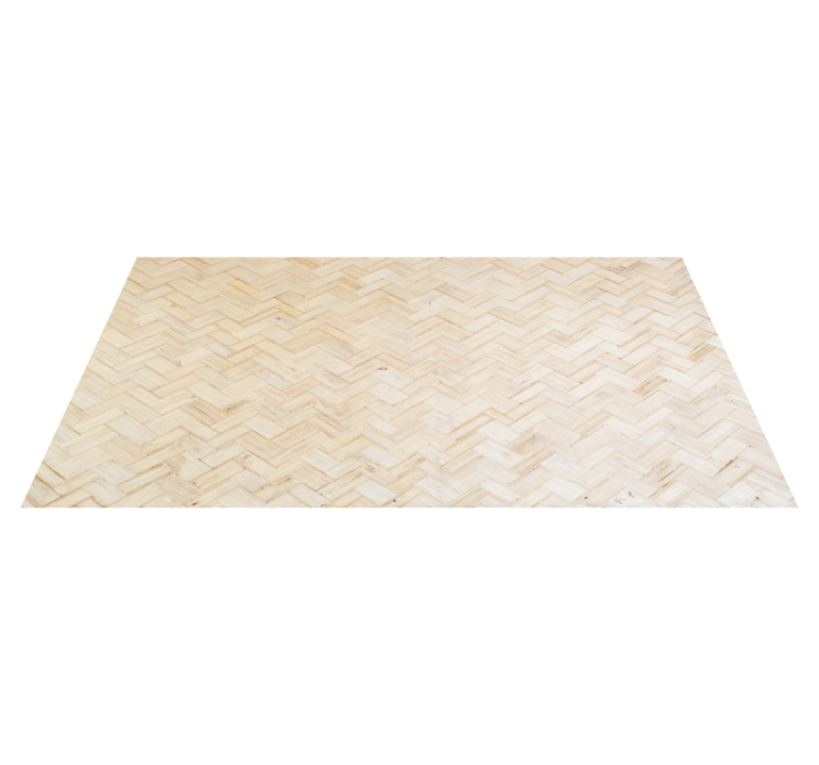 Tapis vinyle texture parquet à bâtons rompus - TenStickers