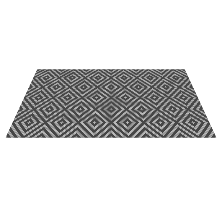 Tapis vinyle cuisine carreaux carrelage gris - TenStickers