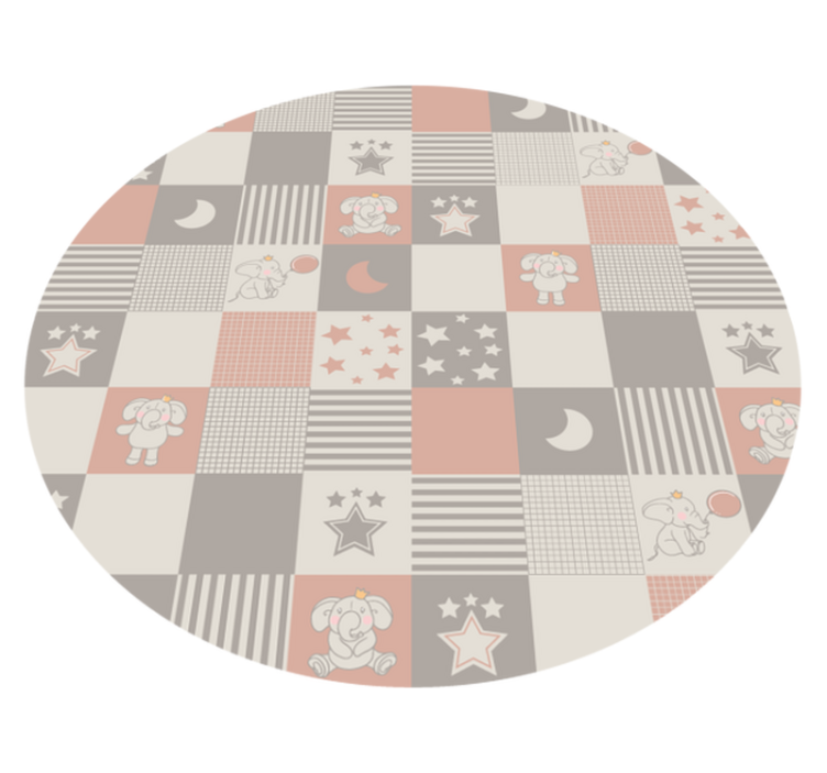Tapis vinyle pour enfants patchwork enfantin - TenStickers