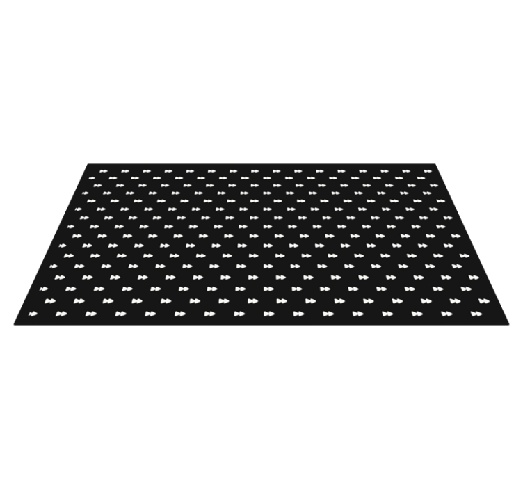 Tapis vinyle rayures noeuds papillon monochromes - TenStickers