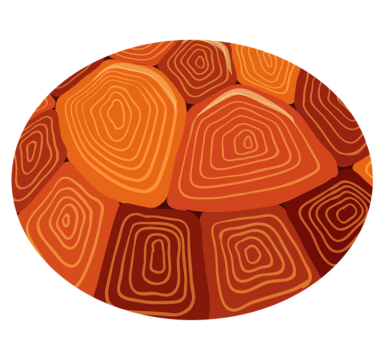 Tapis vinyle texture contours organiques - TenStickers