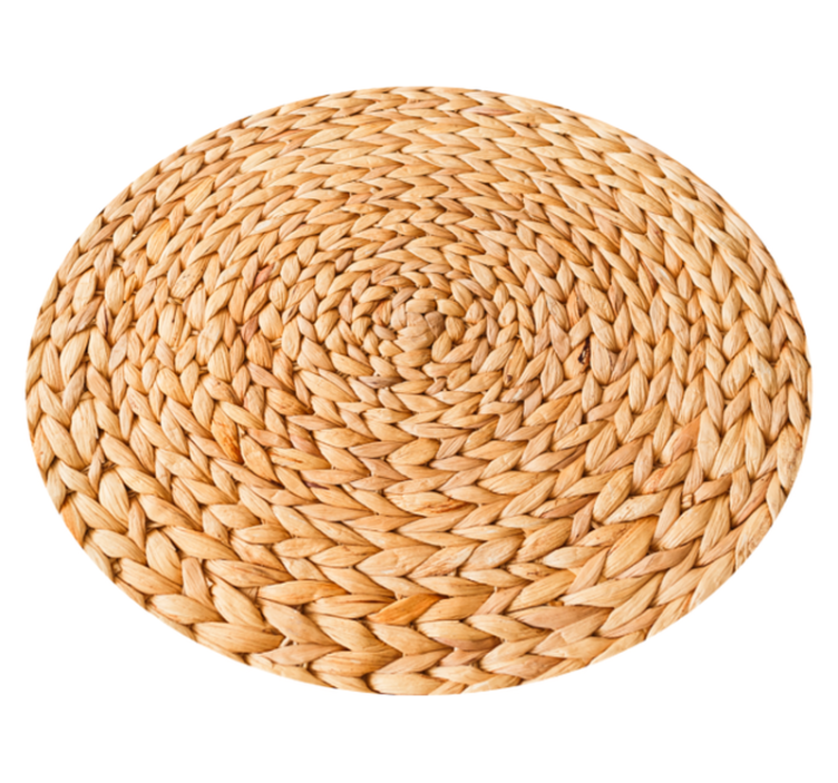 Tapis vinyle salle à manger motif corde - TenStickers