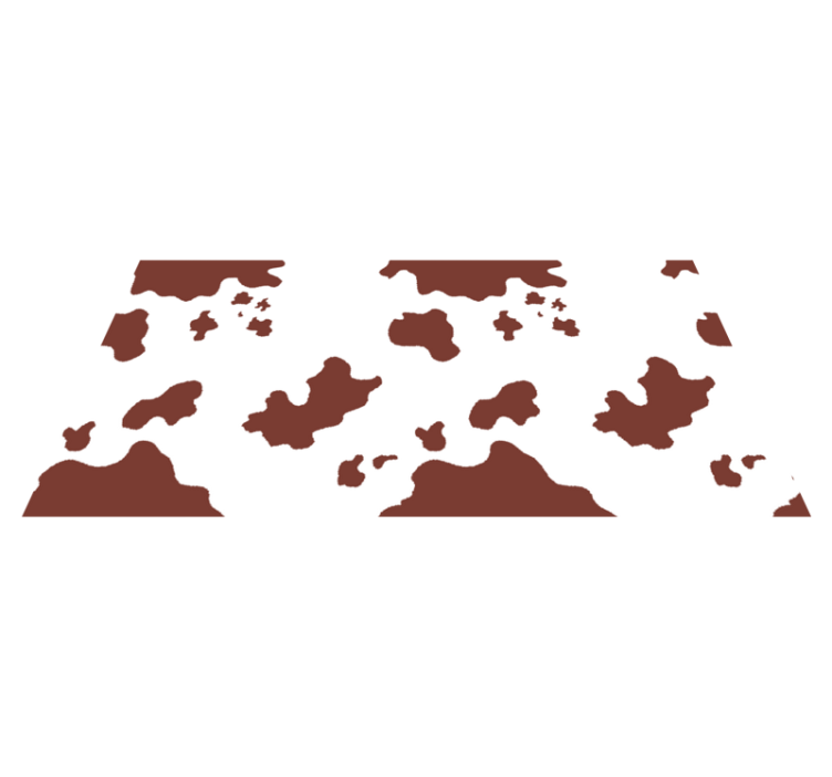 Tapis vinyle motif animal taches de peau de vache - TenStickers